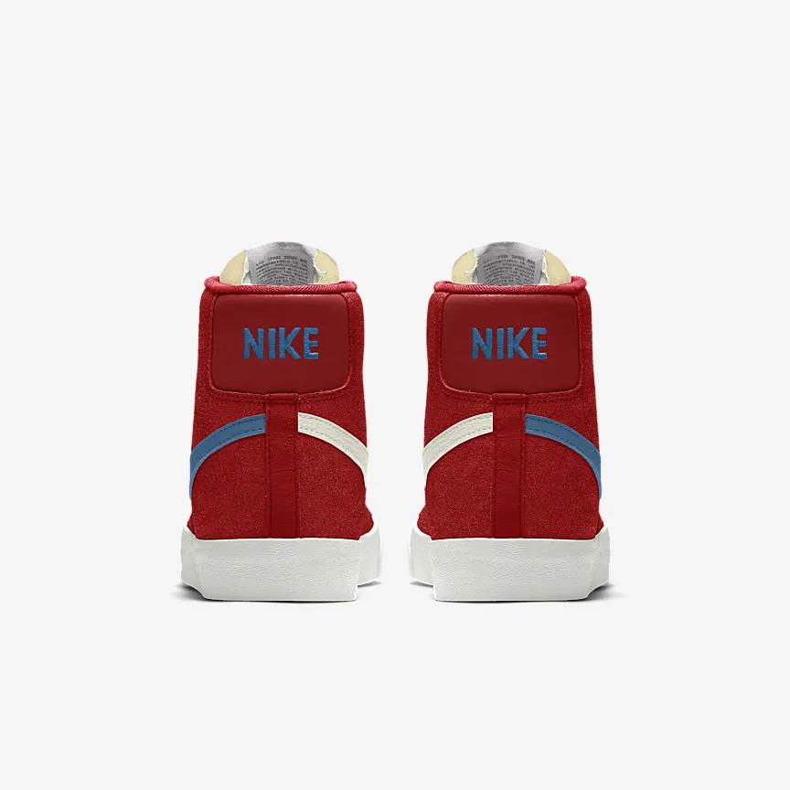 Giày Nike Blazer Mid '77 By You Nam Đỏ